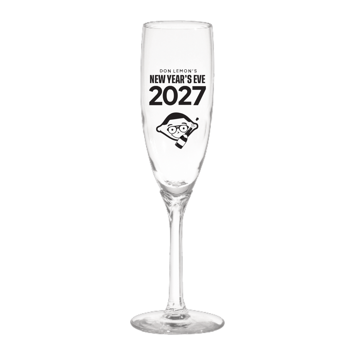 2027 New Year's Champagne Flute