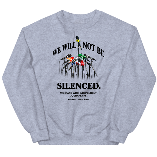 We Will Not Be Silenced Crewneck Sweatshirt