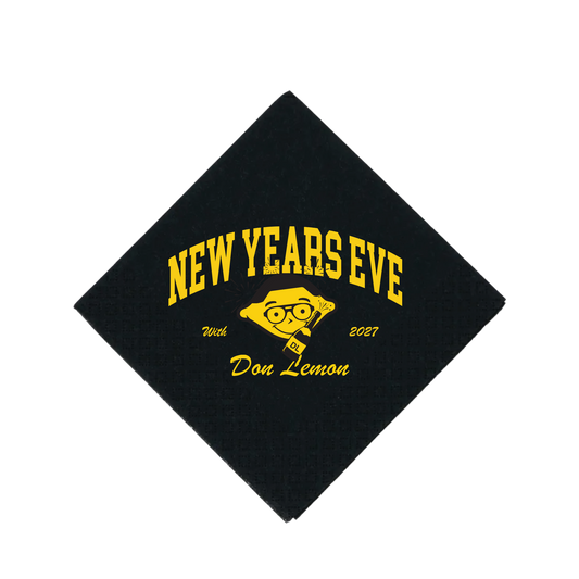 2027 Lemon Head New Year's Napkin - 20 Pack