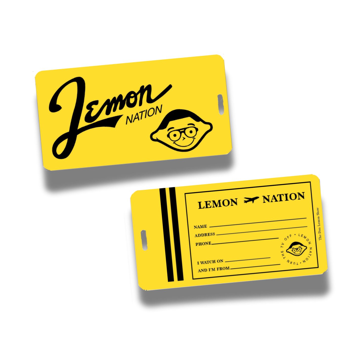 Lemon Nation Luggage Tag
